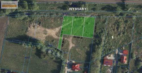 Nowe działki budowlane 1000m i 1228m 
