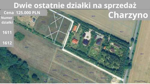 DZIAŁKA BUDOWLANA W CHARZYNIE - SPOKOJNA LOKALIZACJA, BLISKO...