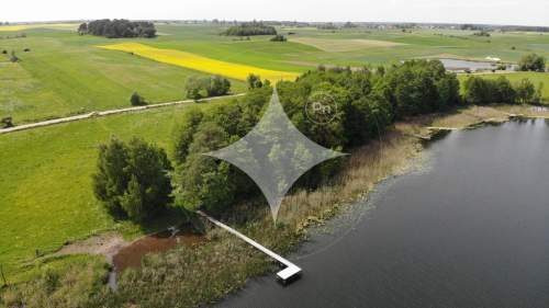 Działka rolna linia brzegowa Jez. Krzywe Mazury
