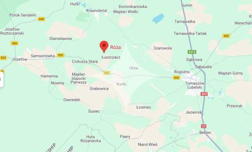 Ucieknij od zgiełku   działki w Róży gm. Susiec