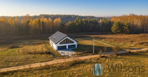 Nowoczesny dom typu stodoła 280 m - Osieck