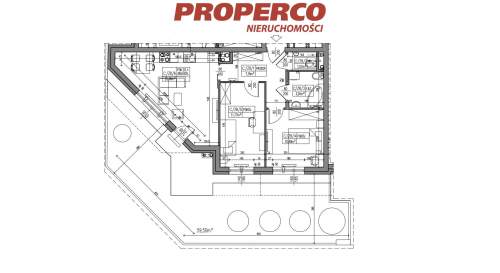 Zespół pokojowy 3pok., 55,26 m2, ul. Klonowa