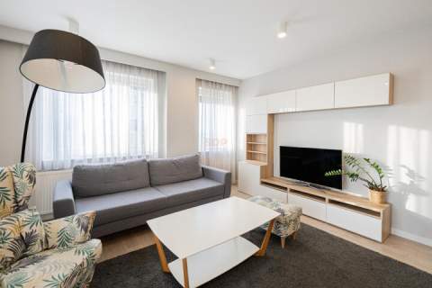 Apartament na 13 piętrze z widokiem - 4 pokoje z garderobą, tarasem