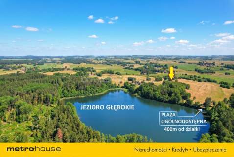 działka 1,4 ha przy Jeziorze - Zawady Oleckie