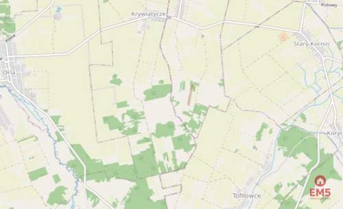 Działka rolna ok. 2 ha w gminie Czyże.