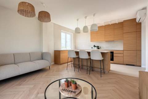 Mieszkanie piętrowe z tarasem na dachu Apartamenty Zalesie