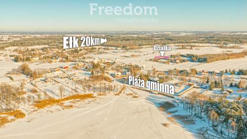 Działka pod dom/ rekreację   Liski, jezioro Garbas
