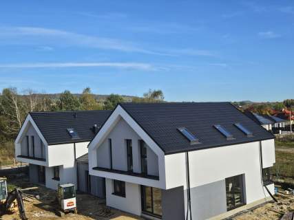 Nowoczesny dom miniosiedle 5km od Kielc, 174m2