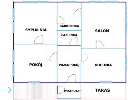 Dom 170 m/2 na działce 1900,0 m/2 w m. Szadki.