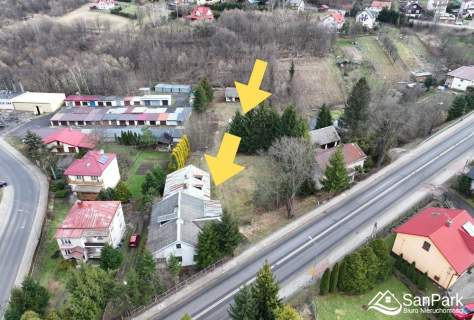 Działka usługowa przy DK84 Lesko