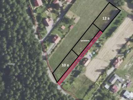 Działka - DYBAWKA 12,5a - warunki zabudowy