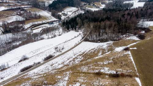 Działka widokowa Zborowice - gm. Ciężkowice