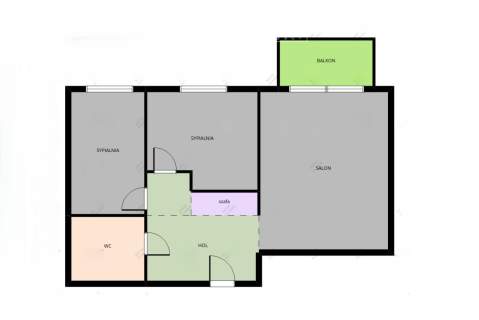 Centrum apartamentowiec 3 pokoje 45 m2, parking