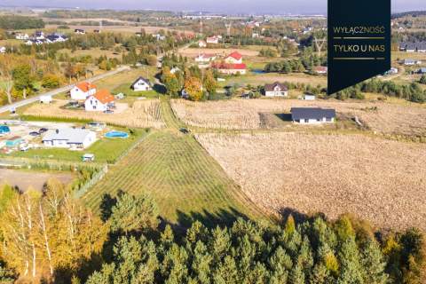 Działka budowlana 2299m2 przy lesie Trąbki Małe