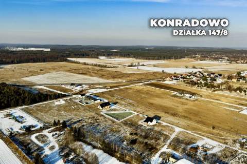 Działka budowlana z MPZP w Konradowie k. Otynia