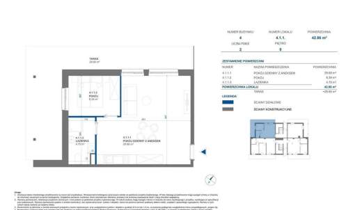 Mieszkanie na sprzedaż, 42,86 m2, Szklarska Poręba
