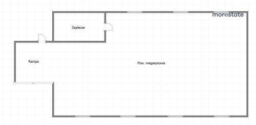 Magazyn na Prądniku Czerwonym/ 650m 