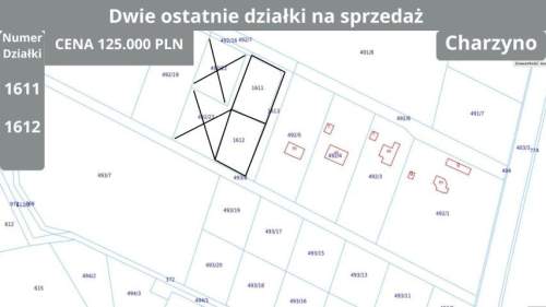 DZIAŁKA BUDOWLANA W CHARZYNIE - SPOKOJNA LOKALIZACJA, BLISKO...