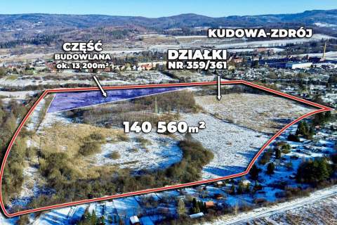 Wyjątkowy teren inwestycyjny 140.560 m 