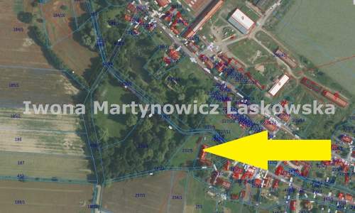 30 ar działka budowlana koło Lubina - Siedlce