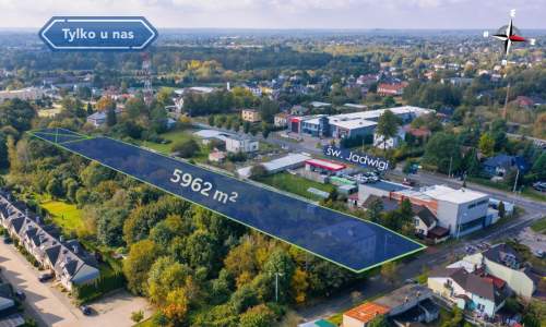 Działka inwestycyjna dla dewelopera blisko centrum
