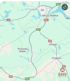 Działka budowlana na Mazurach Rożyńsk Wielki