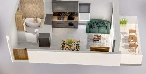 NOWE mieszkanie 1 pokojowe 31,43 m2