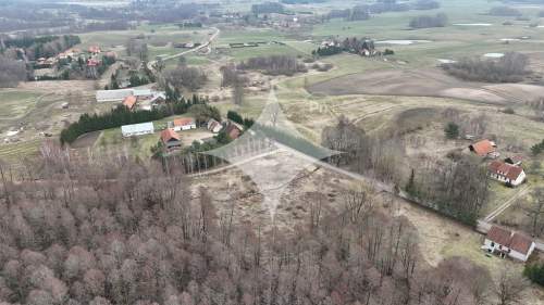 Działka na Mazurach - Rogojny, jezioro Łaźno, WZ