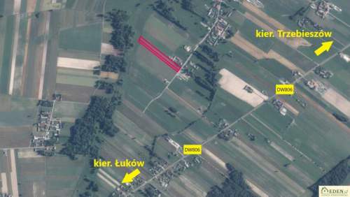 Działka bud.-rolna 1,68 ha o dużym potencjale, Karwów, gm. Tr