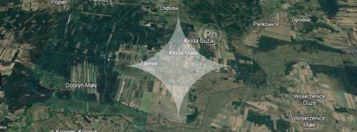 Działka budowlana w Lachówce Dużej gmina Zalesie