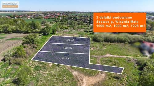 Nowe działki budowlane 1000m i 1228m 