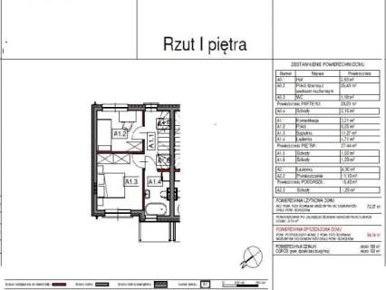Dom w zabudowie bliźniaczej o pow. 72m2 na działce 198m2.