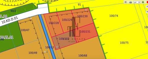 Działka budowlana 1100m2 nad morzem i jeziorem