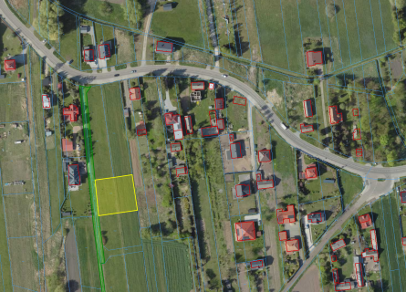 Działka 1249m2 34x37m ul.Majdan, Zamość - budowlana MNR
