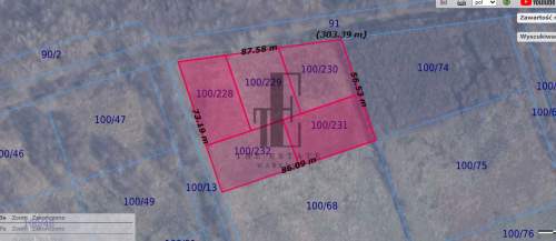 Działka budowlana 1100m2 nad morzem i jeziorem