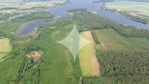 Działka w otulinie lasu niedaleko jeziora Makosiej