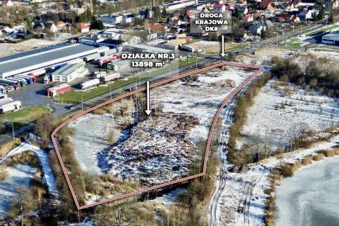 Inwestycyjna działka przy granicy PL CZ