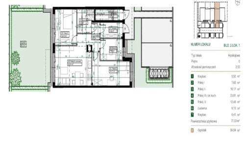 Mieszkanie na sprzedaż, 77,01 m2, Lesznowola