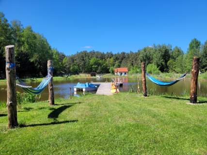 Gotowy biznes 1,5ha staw 2 domki 35m2 dom