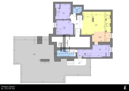 Apartament 94m prywatny taras 105m Przy Parku