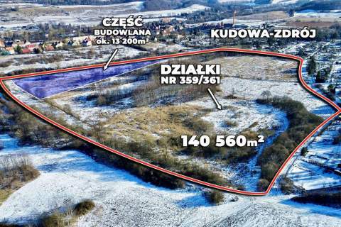 Wyjątkowy teren inwestycyjny 140.560 m 