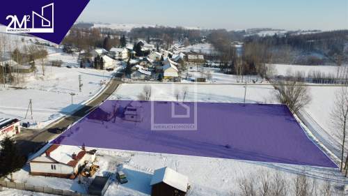 Duża działka z domem 48,75 a