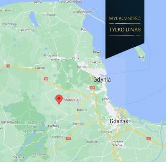 Działka inwestycyjna - Rąb gmina Przodkowo