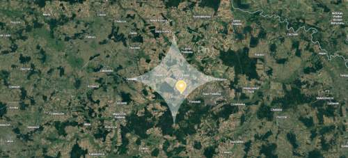 Działka budowlana 1039 m z prądem i WZ