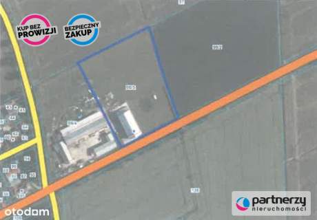 Hala 959m2 na działce 1,7HA koło Elbląga