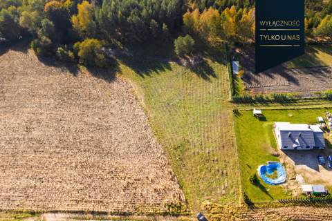 Działka budowlana 2299m2 przy lesie Trąbki Małe