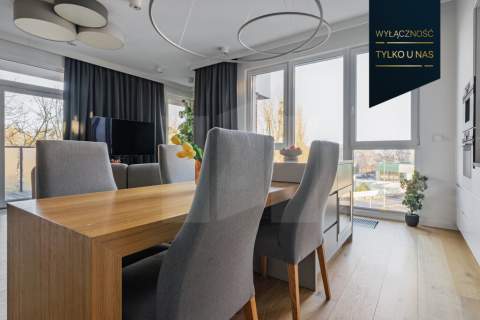 Penthouse z prywatnym tarasem widok na morze