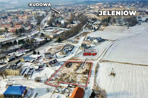 Działka budowlana 2.873 m , z mediami i dojazdem