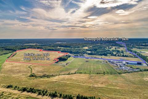 Duża działka rolna - 15.5132 ha, dopłaty 