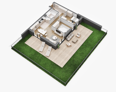 3-pokojowe mieszkanie 62m2 duży ogórdek